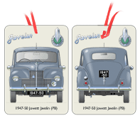 Jowett Javelin (PB) 1947-50 Air Freshener